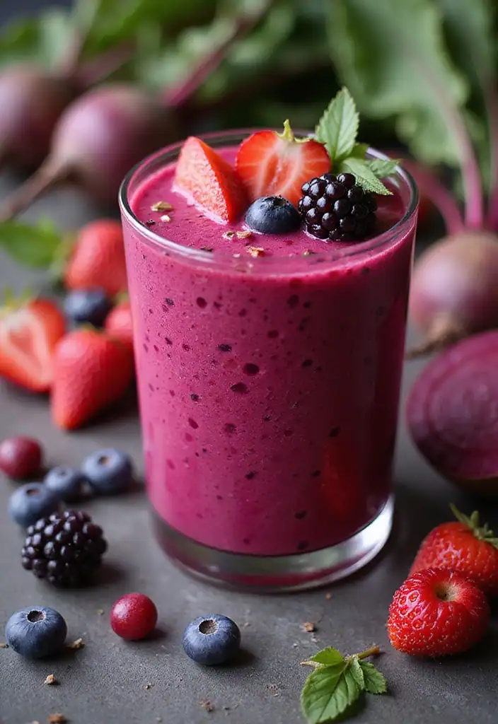 The Vibrant Beet and Berry Smoothie: Earthy Sweetness, Radiant Health