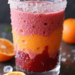 Vegan smoothie breakfast: Citrus berry freeze smoothie