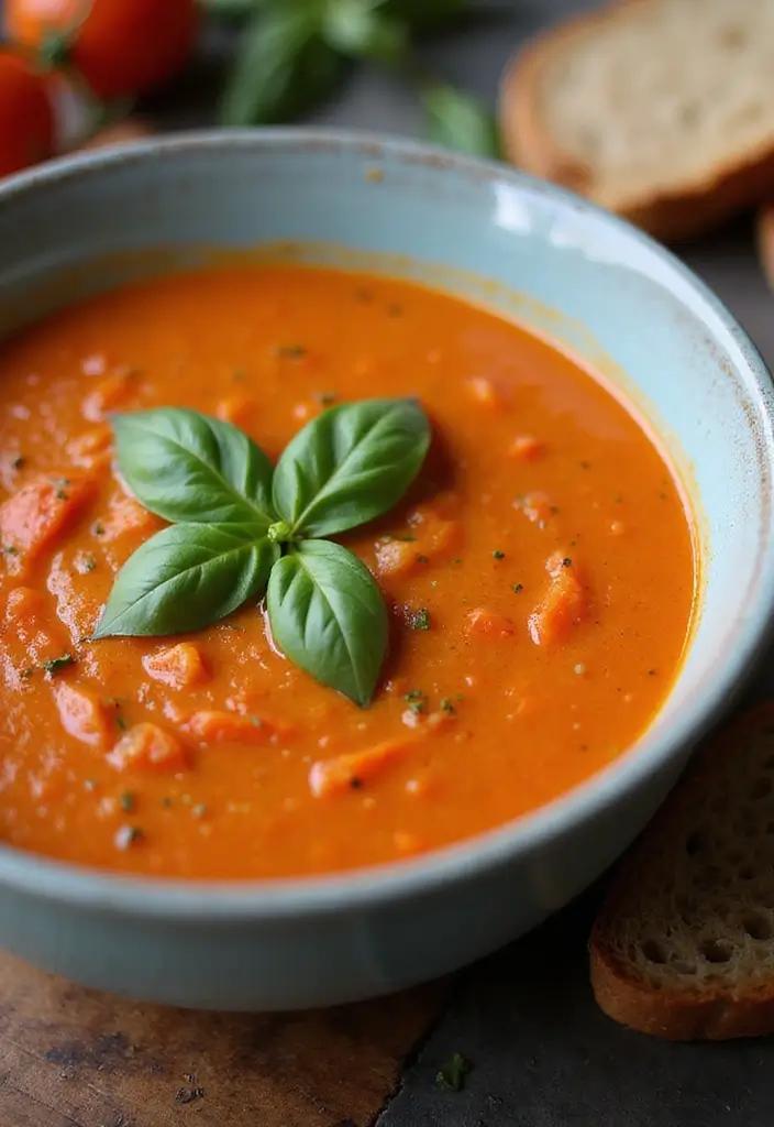 Creamy Tomato Basil Soup