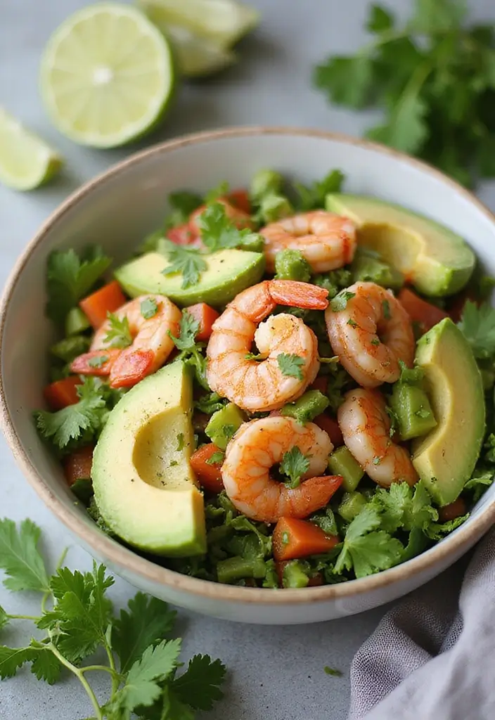 Shrimp and Avocado Salad