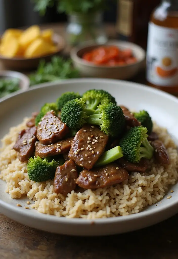 Healthy Beef and Broccoli