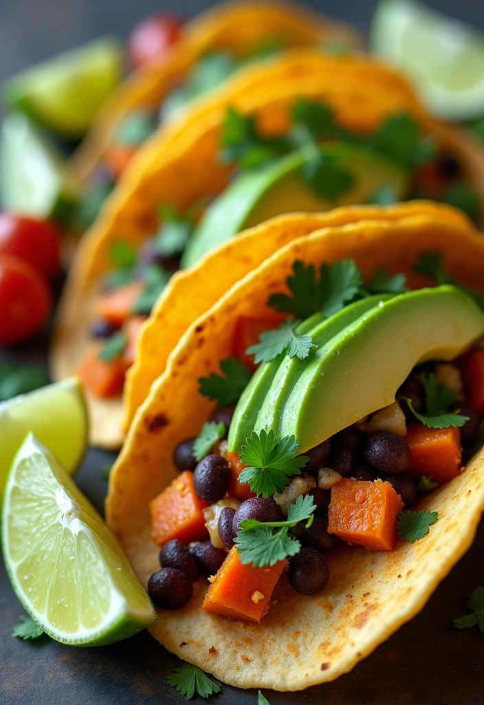 Sweet Potato and Black Bean Tacos