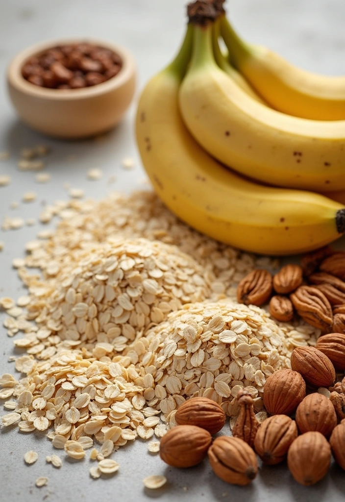 Banana bread recipe ingredients overview