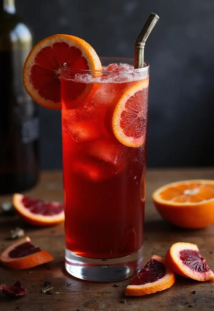 Blood Orange Fizz