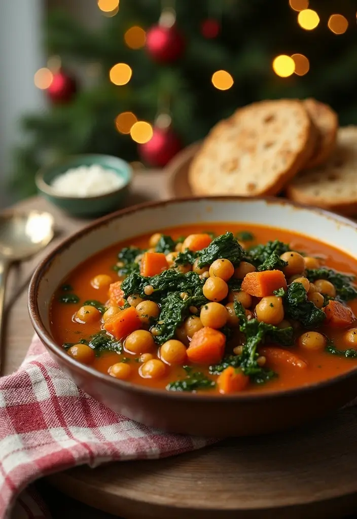 Chickpea and Spinach Stew