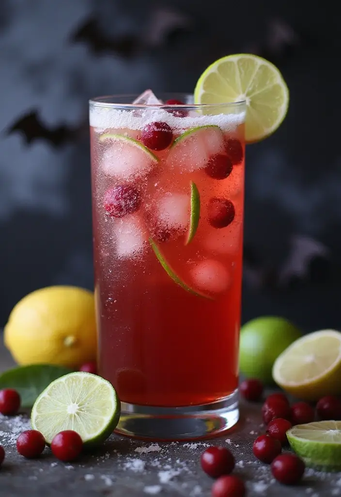 Creepy Cranberry Spritzer