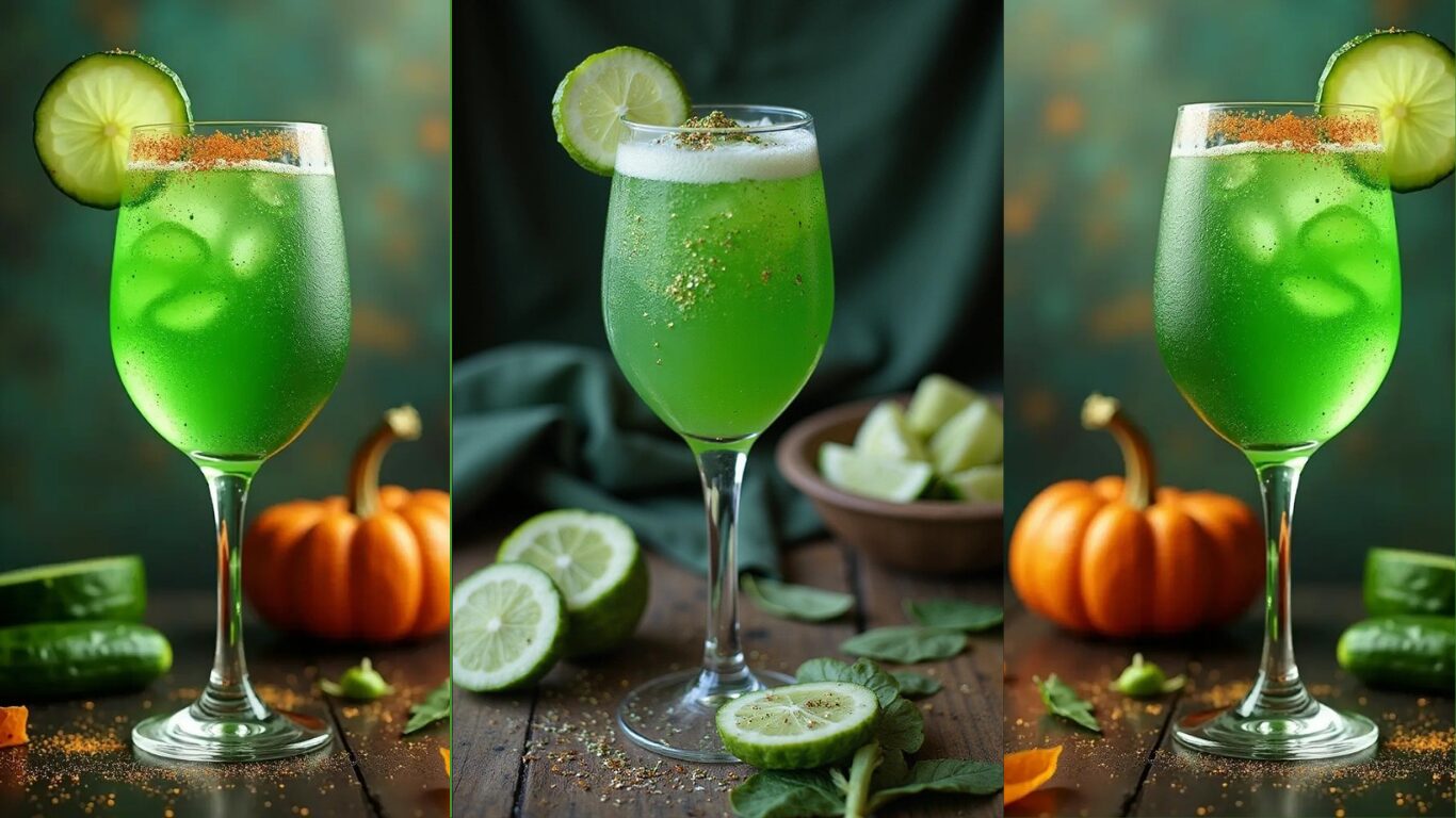 Enchanted Fairy Fizz Cocktail with Gin
