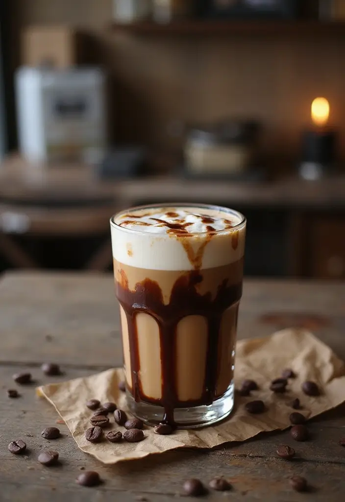 Healthy Mocha Macchiato Recipe with Milk and Chocolate