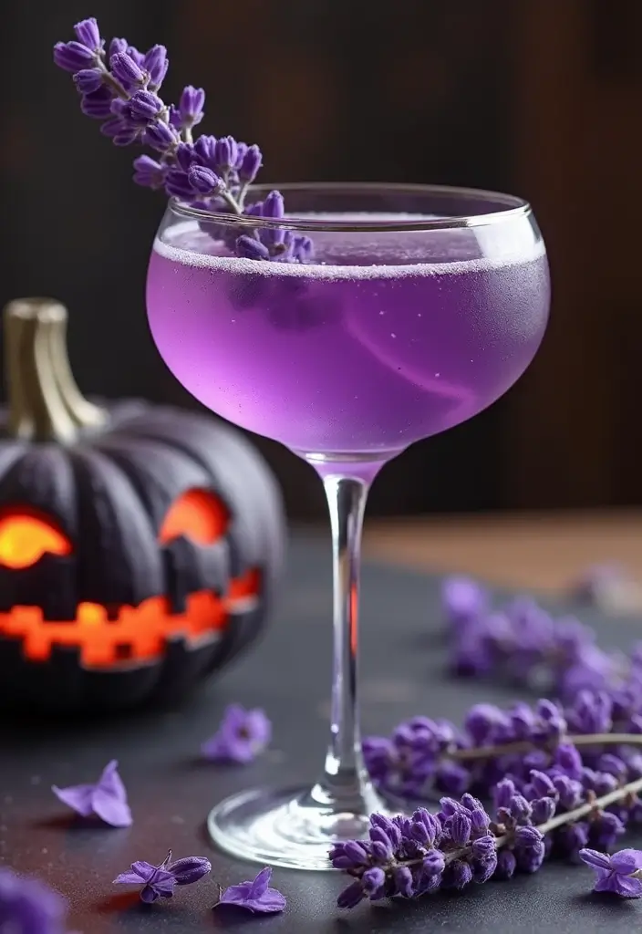 Mysterious Halloween Mystic Cocktail