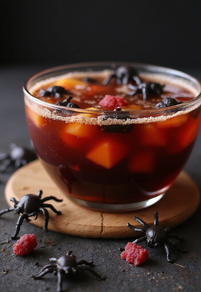 Spooky Spider Web Punch