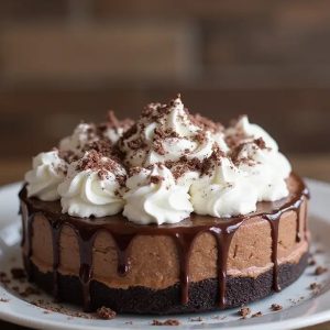 Mudslide chocolate pie